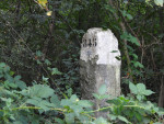 grenspaal in het Aamsveen